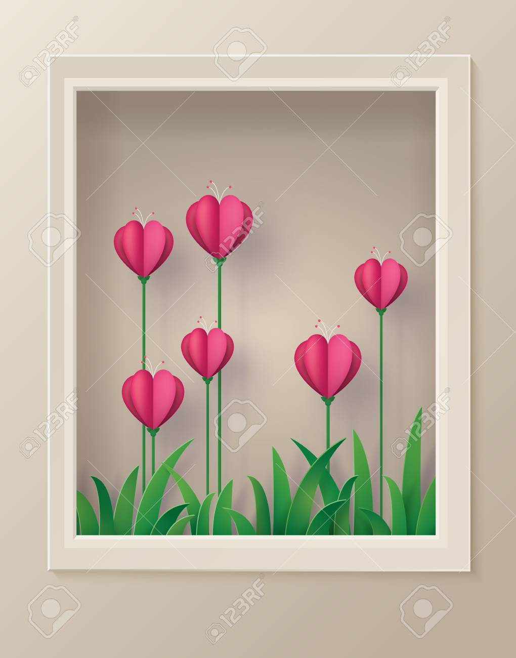 art and craft heart shape