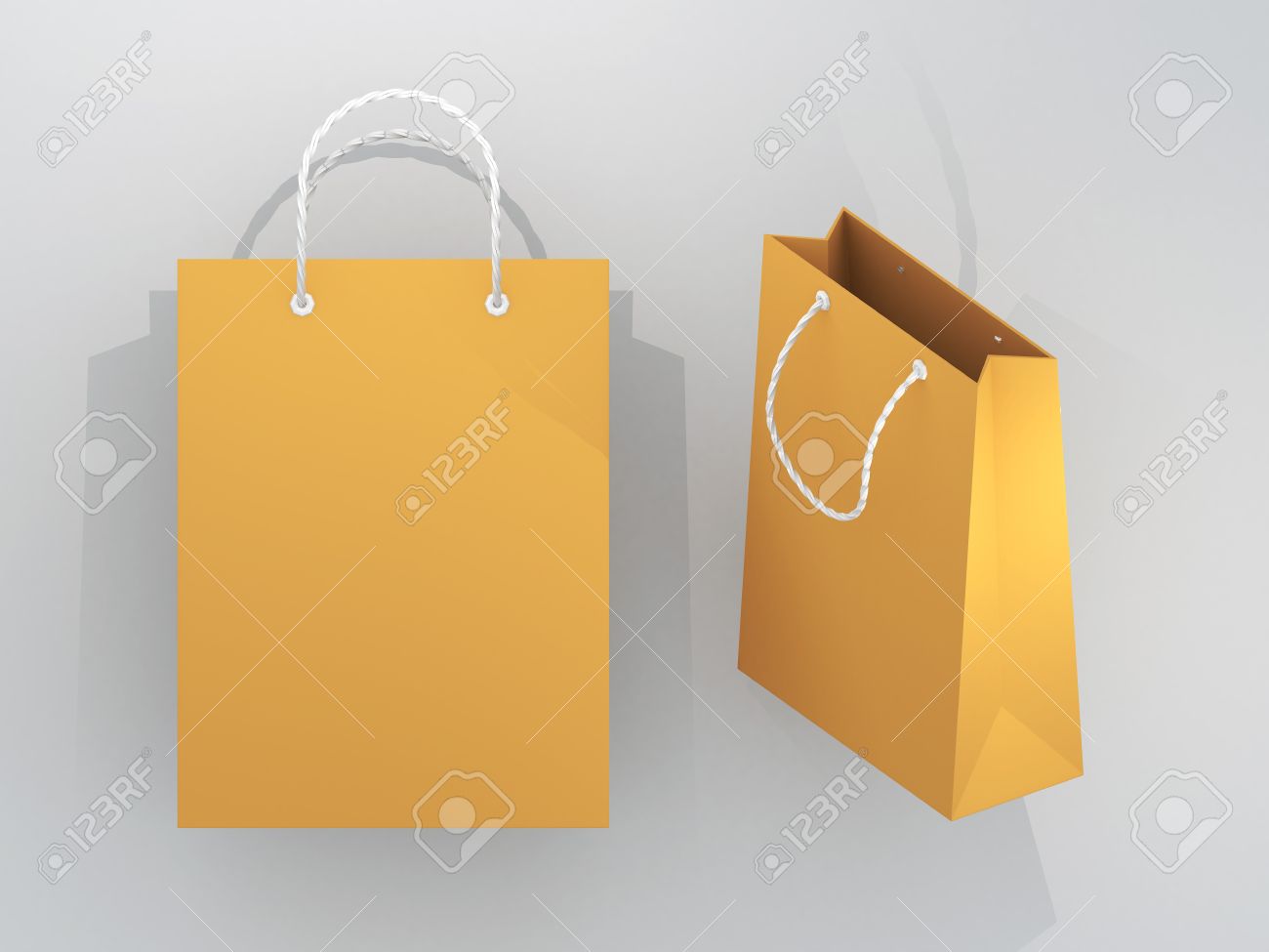3d shopping bags paper bags template for design new products paper bags design