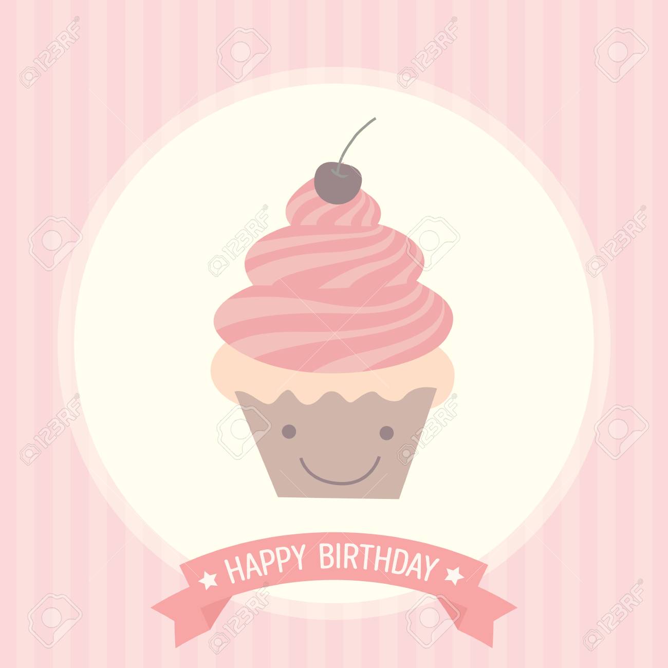 Cupcakes Sucres Mignons Pour Carte Joyeux Anniversaire Sur Les Couleurs De Fond Pastel Rose Clip Art Libres De Droits Vecteurs Et Illustration Image Cupcakes Sucres Mignons Pour Carte Joyeux Anniversaire Sur Les Couleurs De Fond Pastel Rose Clip Art Libres De Droits Vecteurs Et Illustration Image