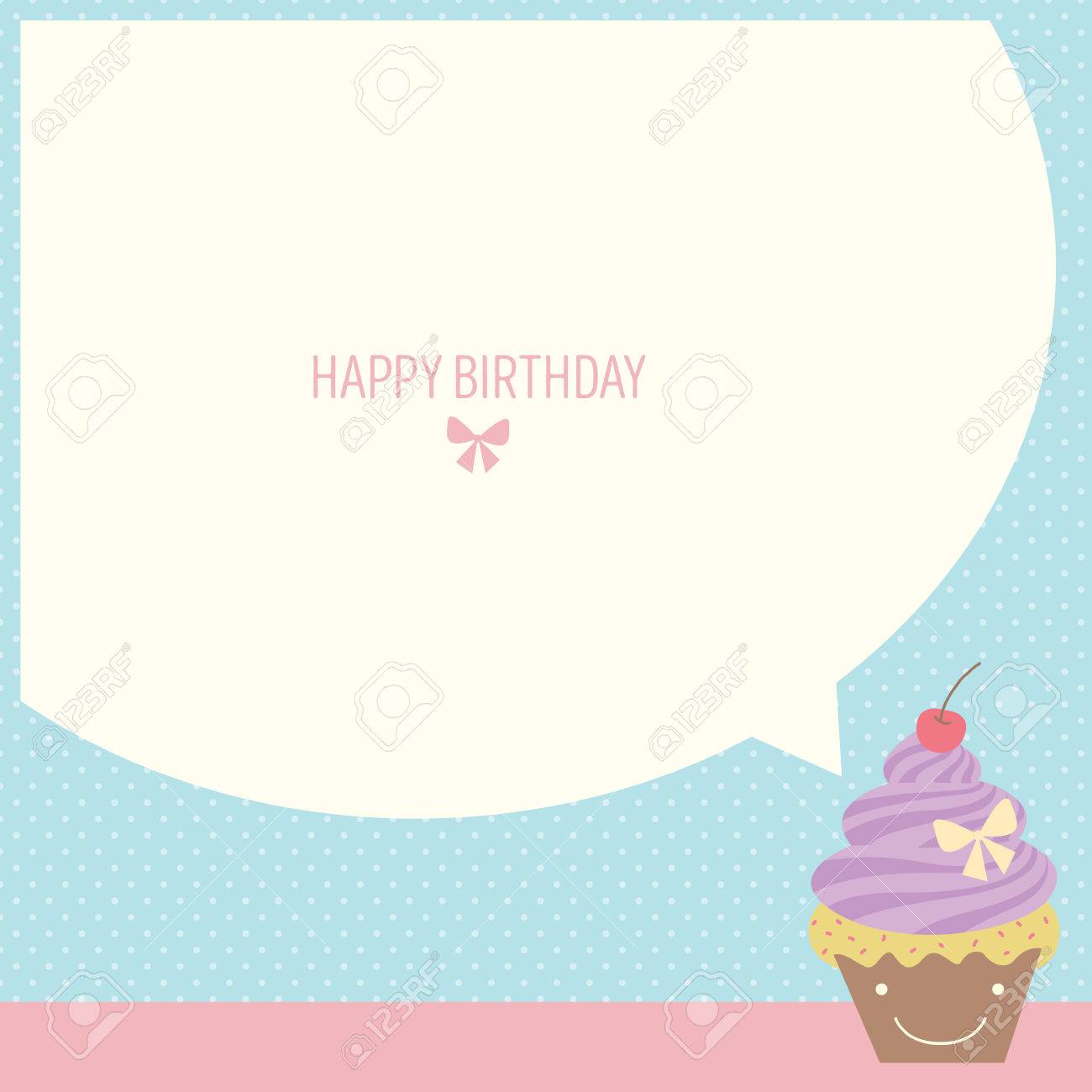 Illustration Vecteur Petit Gateau Pour Carte De Joyeux Anniversaire Dans Un Style Minimaliste Clip Art Libres De Droits Vecteurs Et Illustration Image