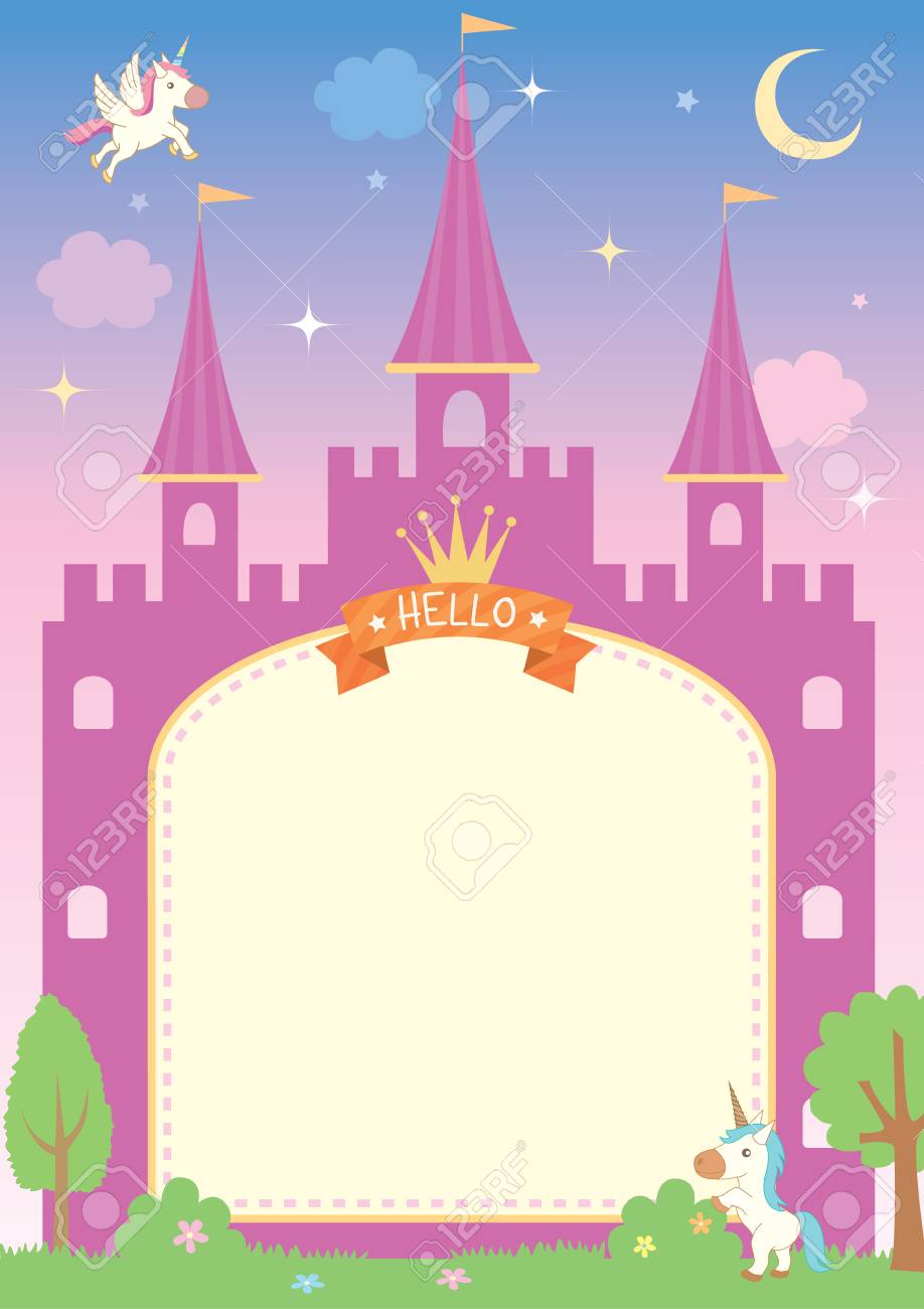 illustration of cute pink