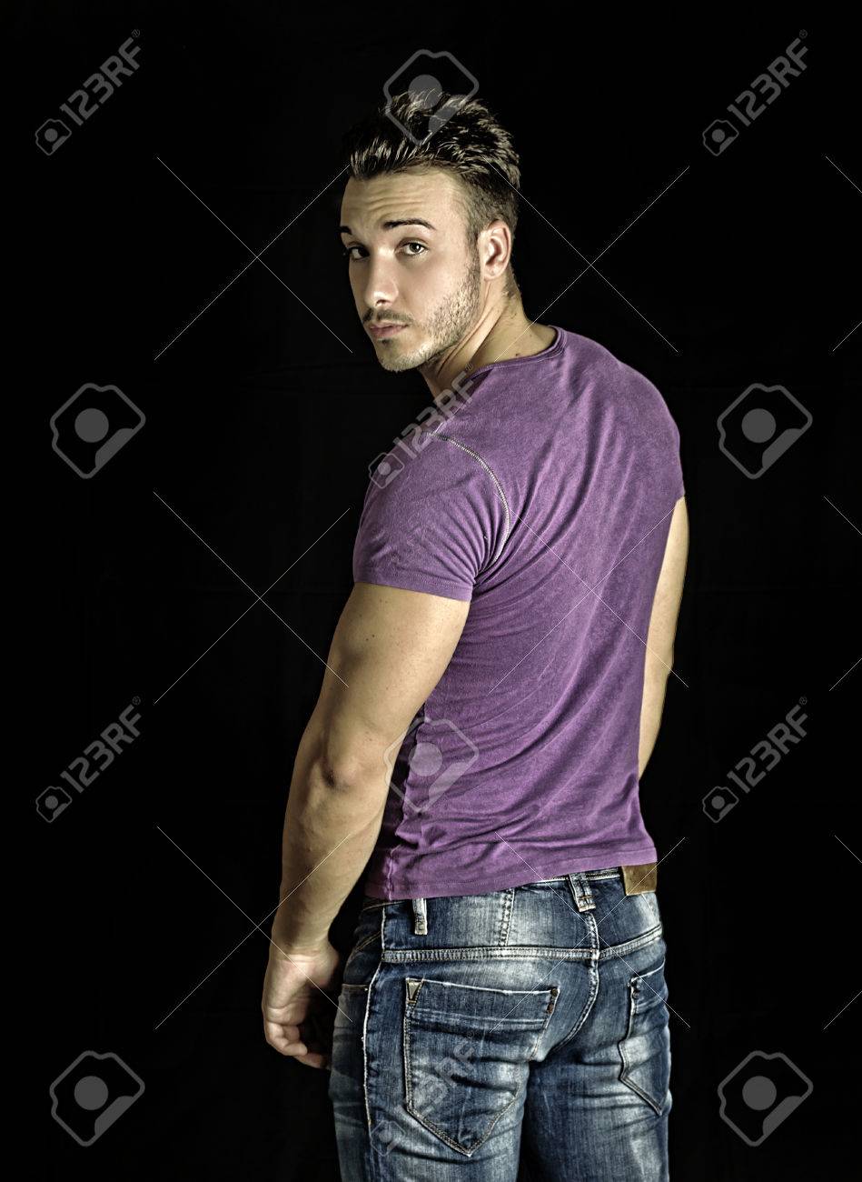 Purple t shirt with jeans Clearance
