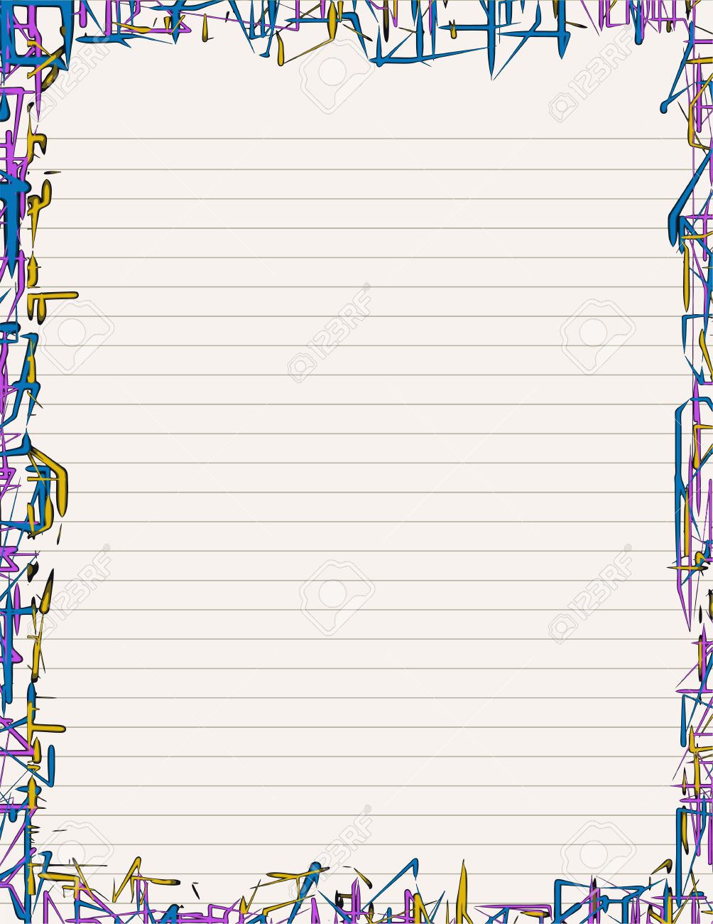 lined writing paper with borders lined writing paper with borders