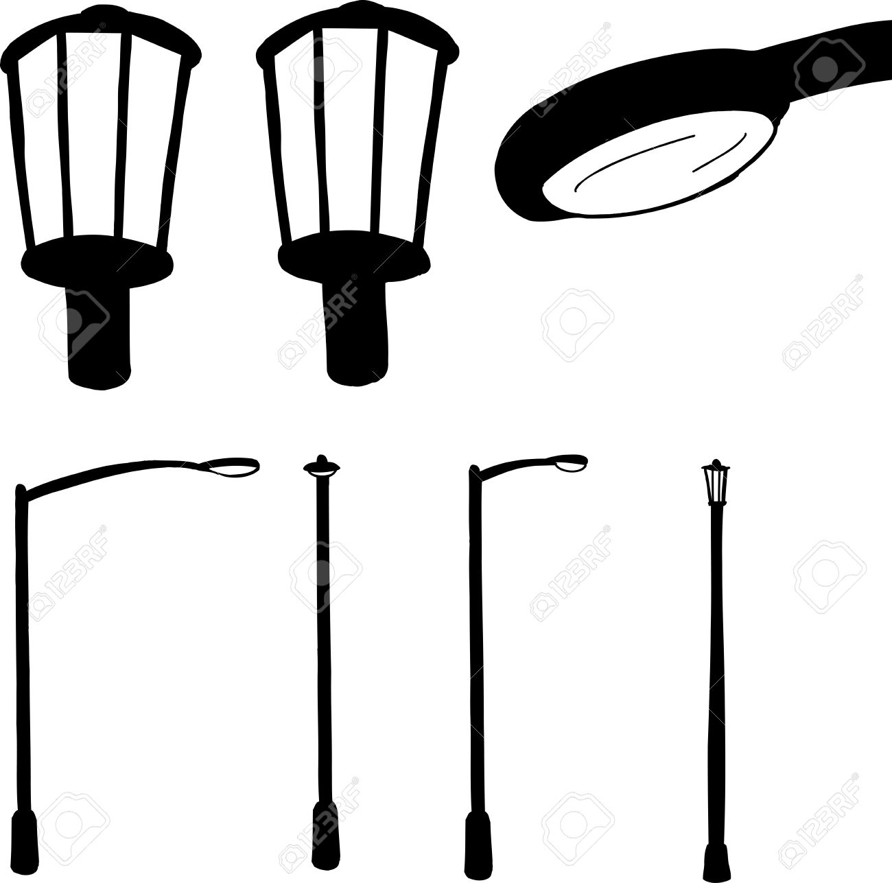 Group Of Modern And Antique Street Lamps In Silhouette Royalty ... for Modern Street Lamps
55nar Group Of Modern And Antique Street Lamps In Silhouette Royalty ... for Modern Street Lamps
55nar