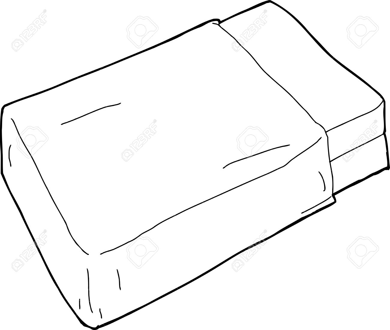 Single Hand Drawn Bed Mattress With Blanket Royalty Free SVG, Cliparts,  Vectors, and Stock Illustration. Image 35795340., image size:1300x1100