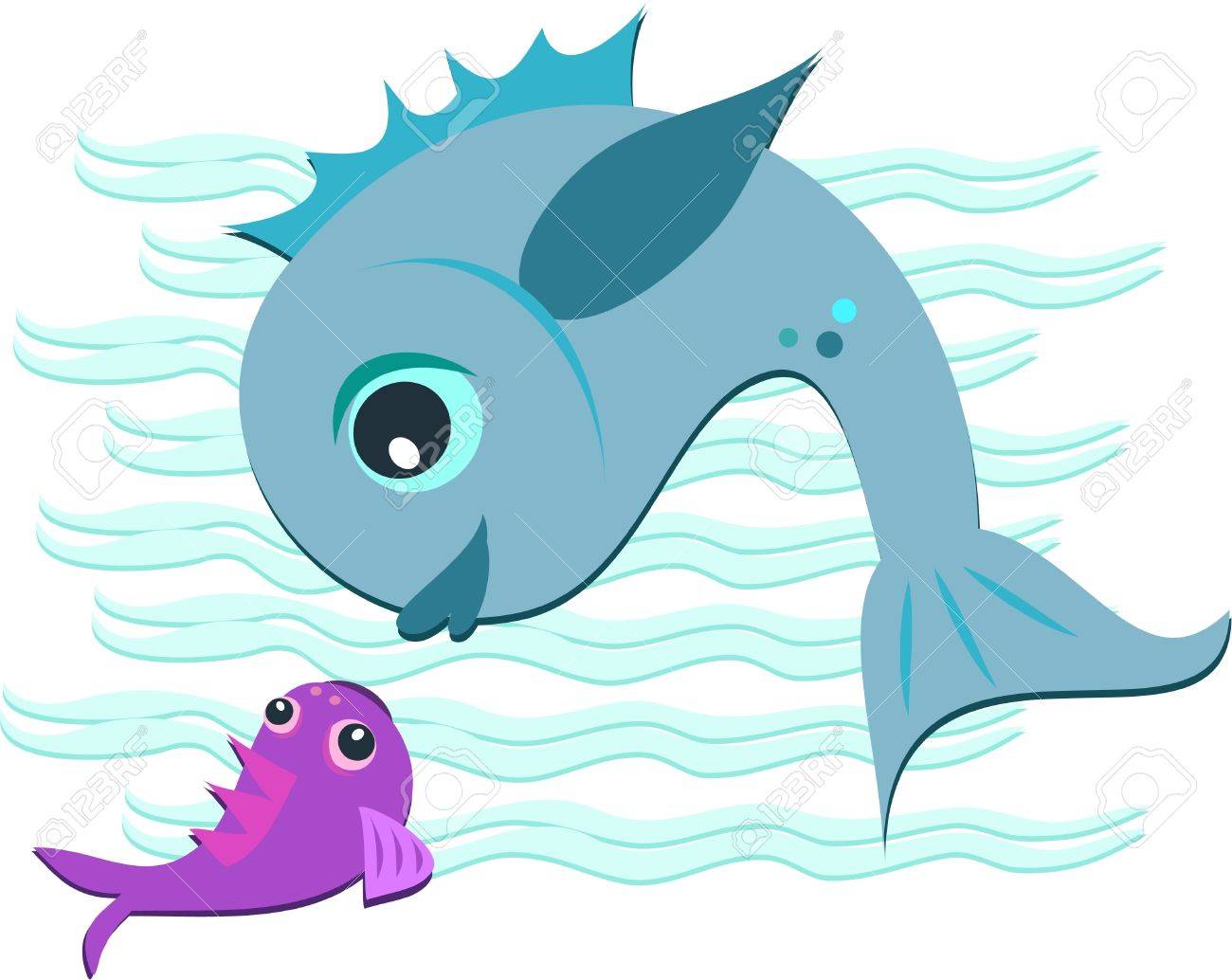 baby fish cartoon