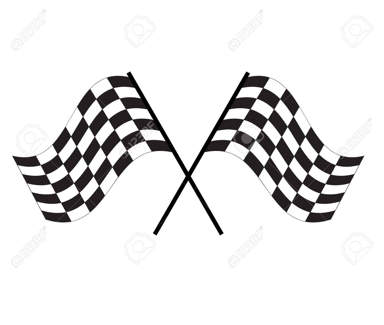 Race Flag Icon On White Background Finishing Flag Sign Start Symbol Racing Flag Icon For Your Web Site Design Royalty Free Cliparts Vectors And Stock Illustration Image 128514508