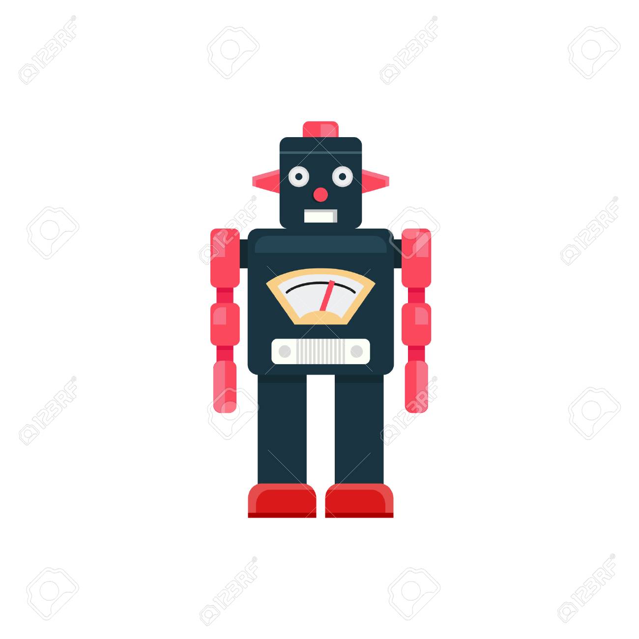 toy robot vector