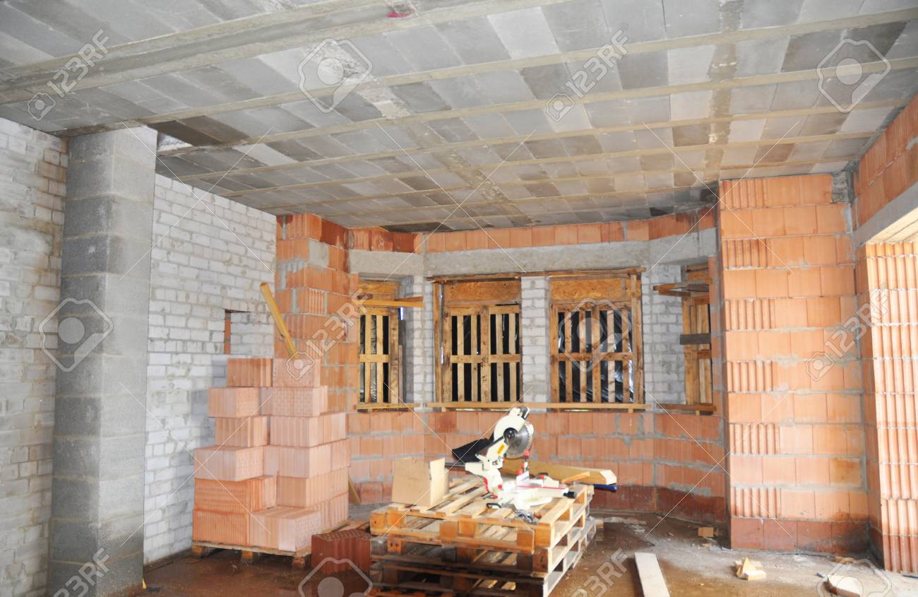 Flooring With Girder Slabs Types Of Ceiling Close Up On Monolithic Prefabricated