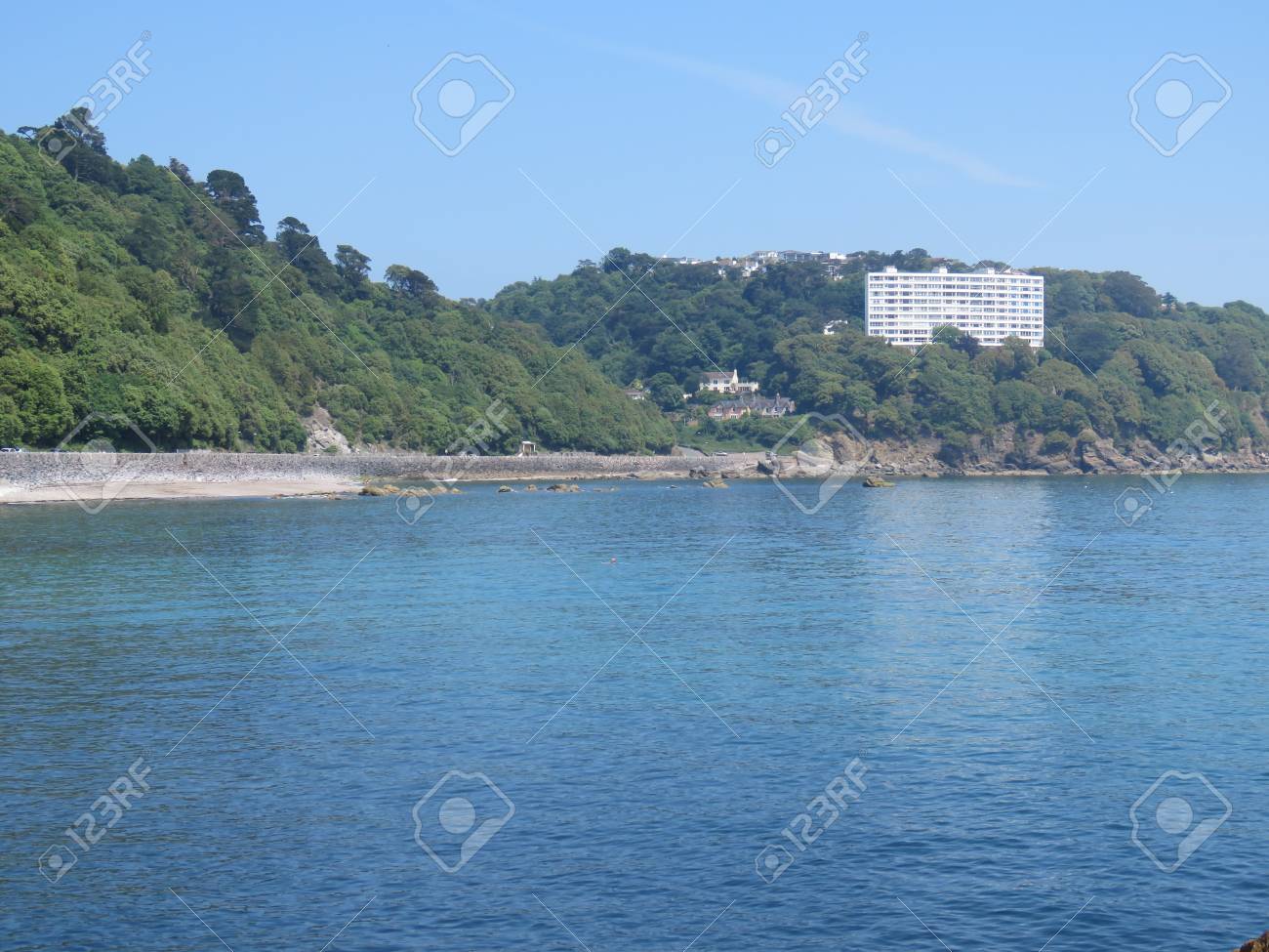 Meadfoot Beach Torquay Devon Uk