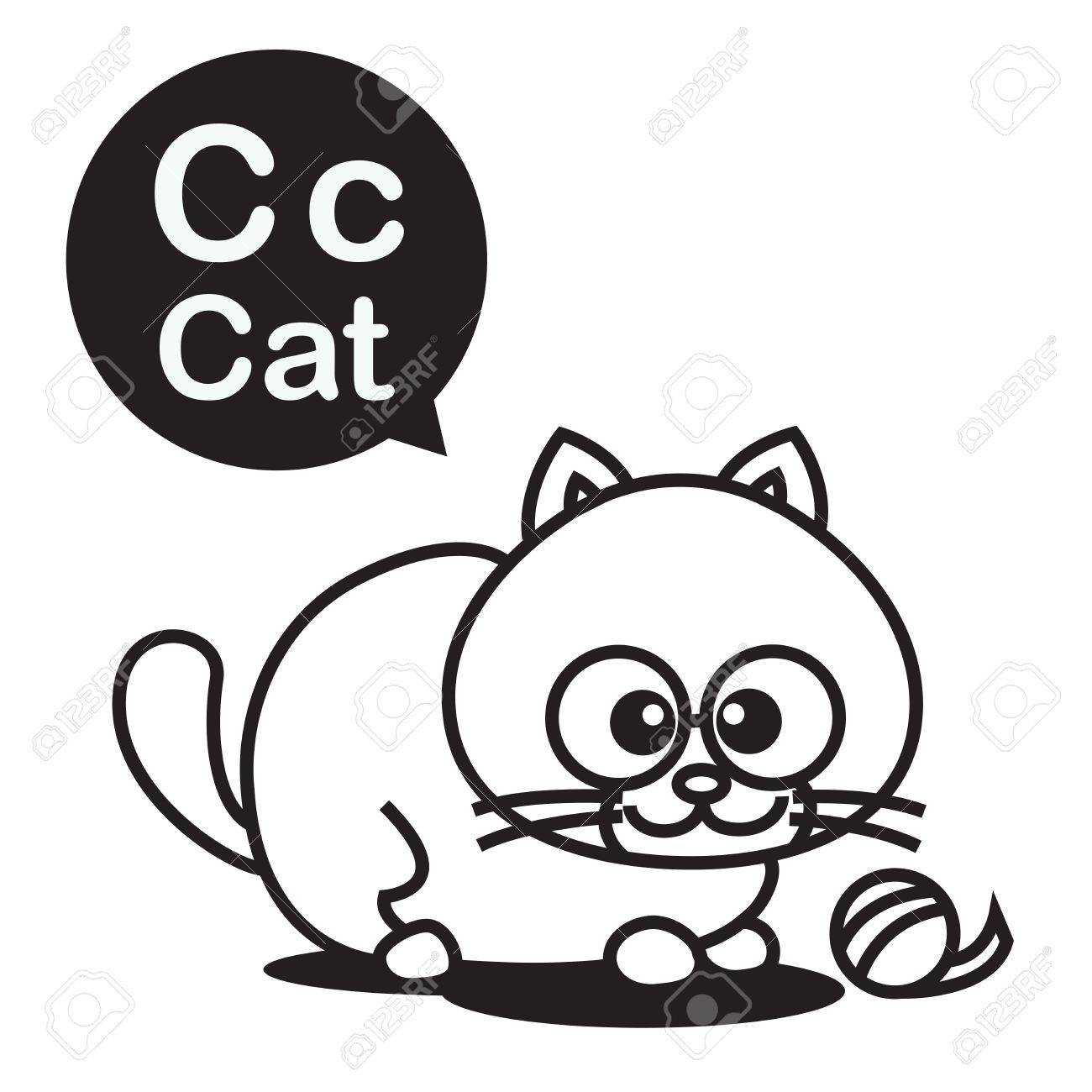 C Cat Cartoon And Alphabet For Children To Learning And Coloring Page Vector Illustration Eps10 Royalty Free SVG, Cliparts, Vectors, And Stock Illustration. Image 59129260. C Cat Cartoon And Alphabet For Children To Learning And Coloring Page Vector Illustration Eps10 Royalty Free SVG, Cliparts, Vectors, And Stock Illustration. Image 59129260.