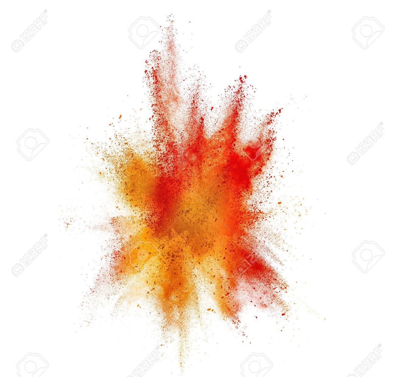 burst of colored powder isolated on white - 47495141 burst of colored powder isolated on white - 47495141