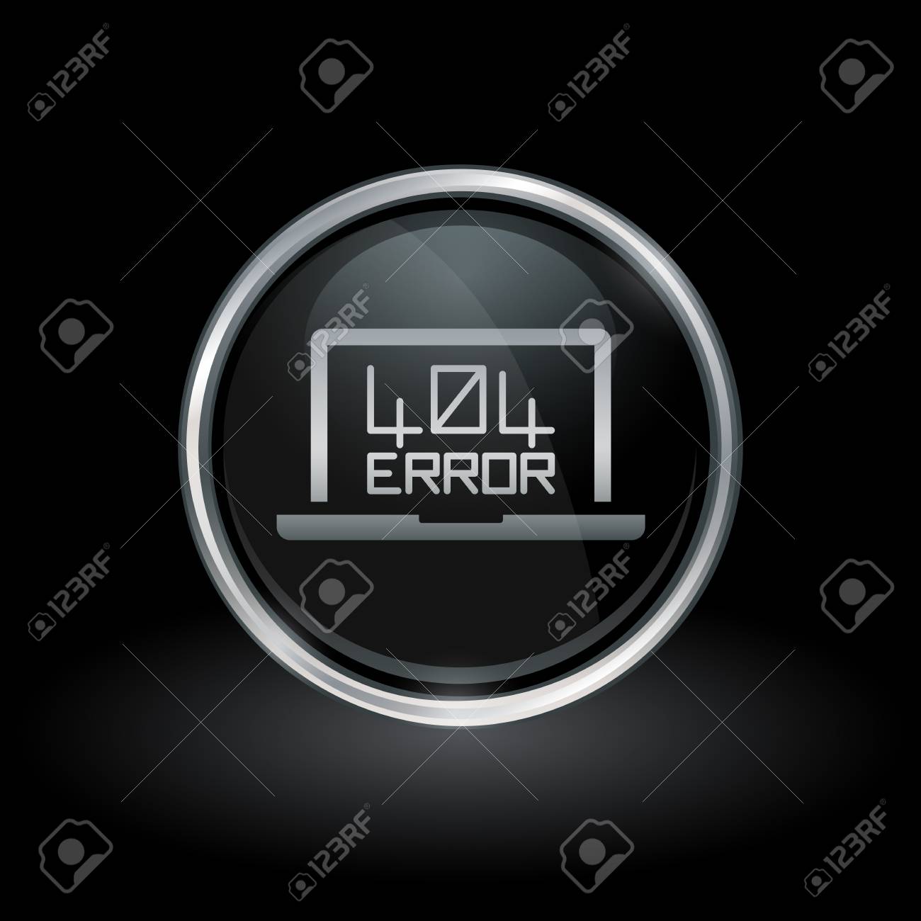 Laptop Webpage Error Symbol With HTTP Error 404 - Page Not Found.. Royalty  Free Cliparts, Vectors, And Stock Illustration. Image 76153898.