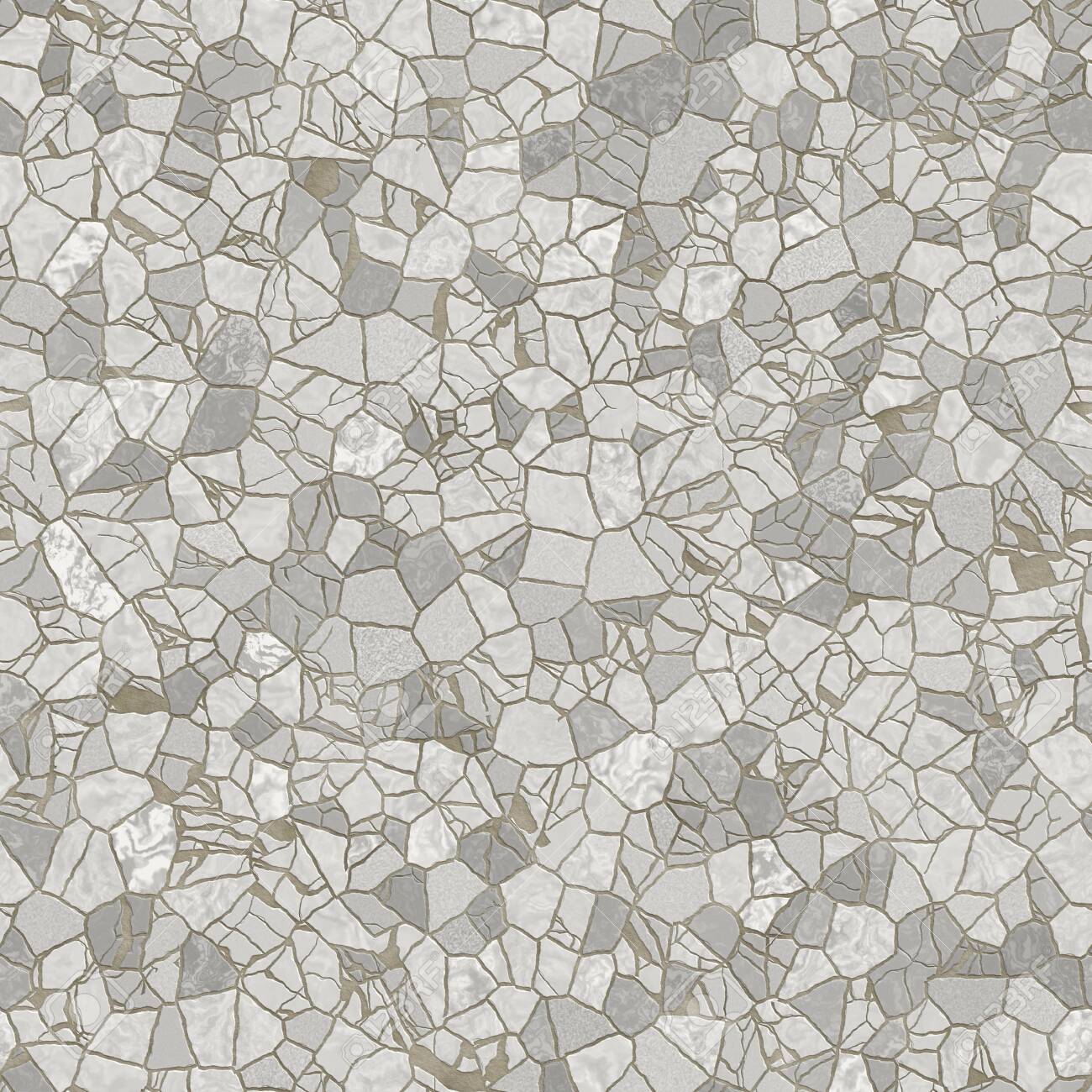 Broken Tiles Flooring Digital Seamless Texture For Multiple Uses Stock Photo Picture And Royalty Free Image Image 130872262