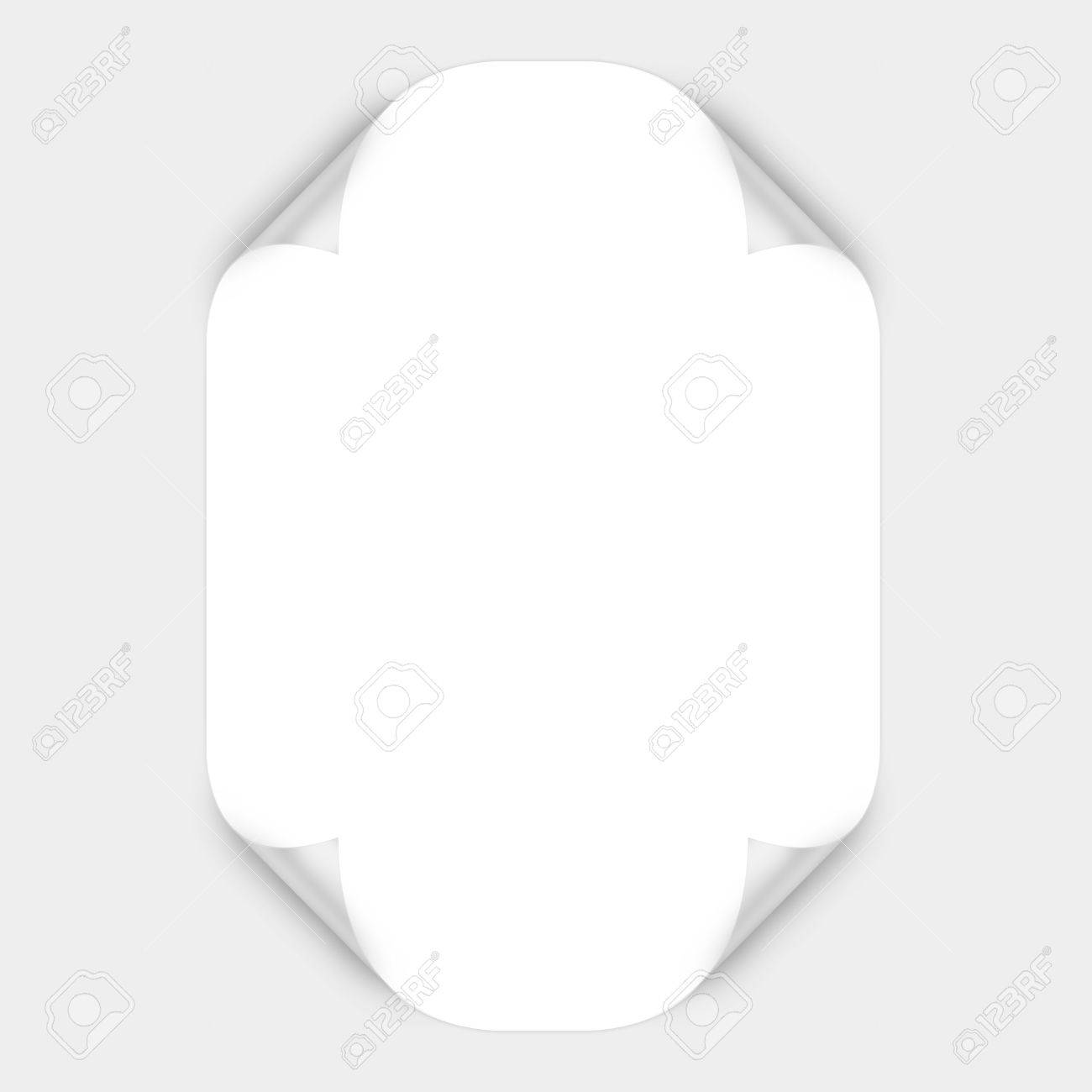 白の曲面コーナー紙 高解像度カラー イラスト の写真素材 画像素材 Image