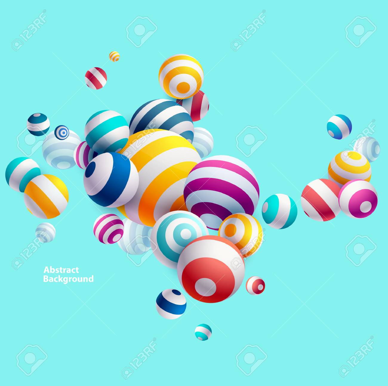 色とりどりの装飾的なボール 抽象的なイラスト のイラスト素材 ベクタ Image 色とりどりの装飾的なボール 抽象的なイラスト のイラスト素材 ベクタ Image