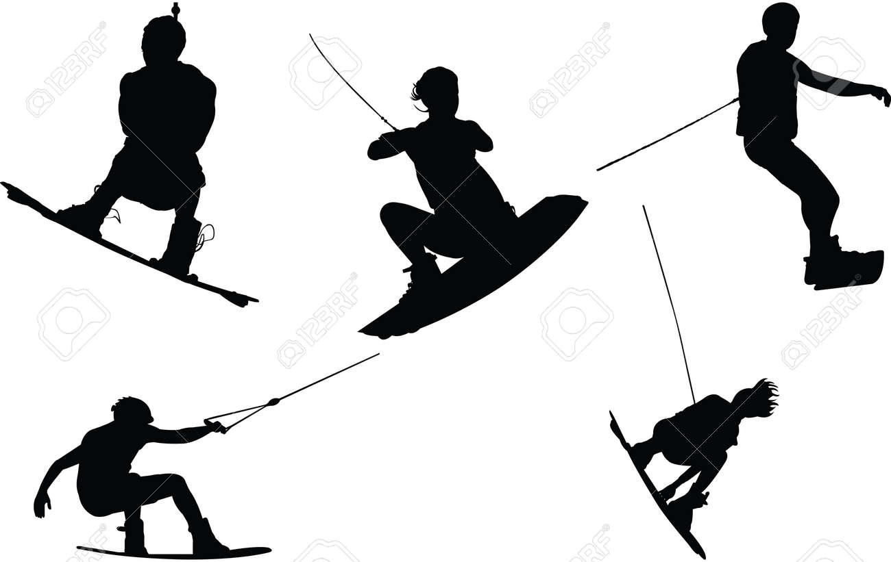 Wakeboarding Vector Eps, Silhouette, Logo, Wakeboarding Vector Eps Cut  Files For Cricut Design, Wakeboarding Digital Commercial Clipart - PNG, EPS  Royalty Free SVG, Cliparts, Vectors, and Stock Illustration. Image  190461035., image size:1300x821