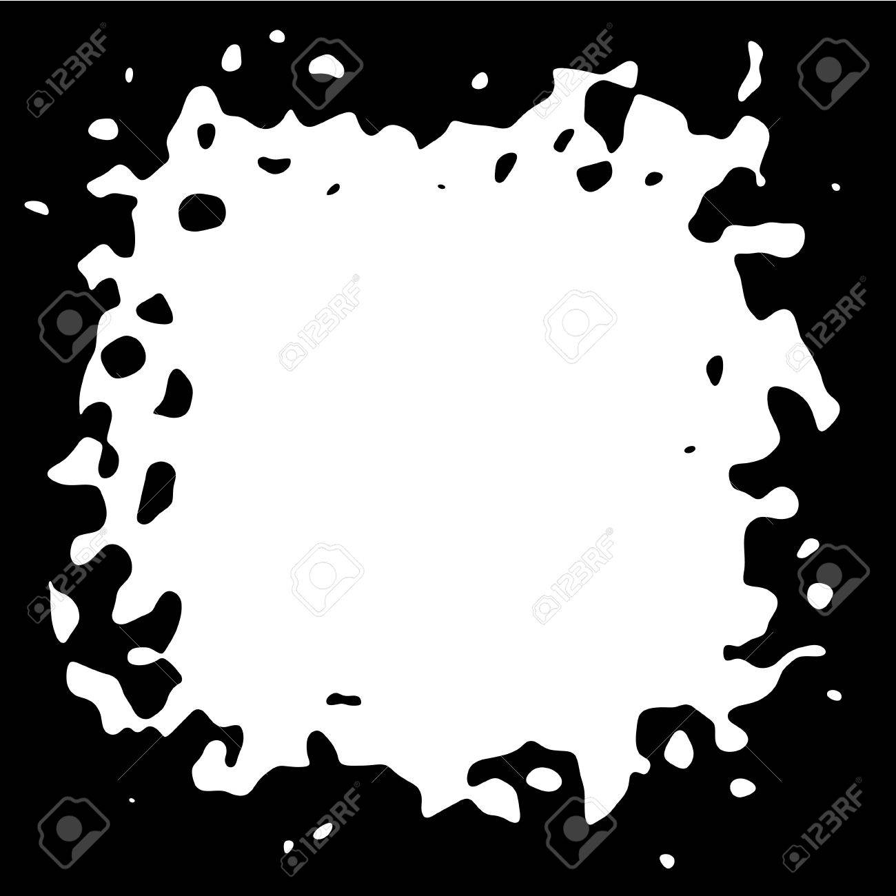 A Paint Splattered Illustration That You Can Use As A Border Royalty Free Cliparts Vectors And Stock Illustration Image