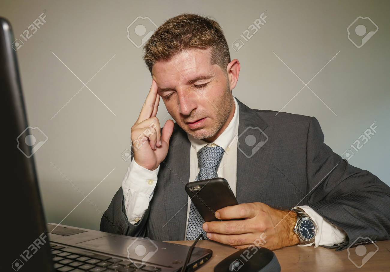 young frustrated and stressed
