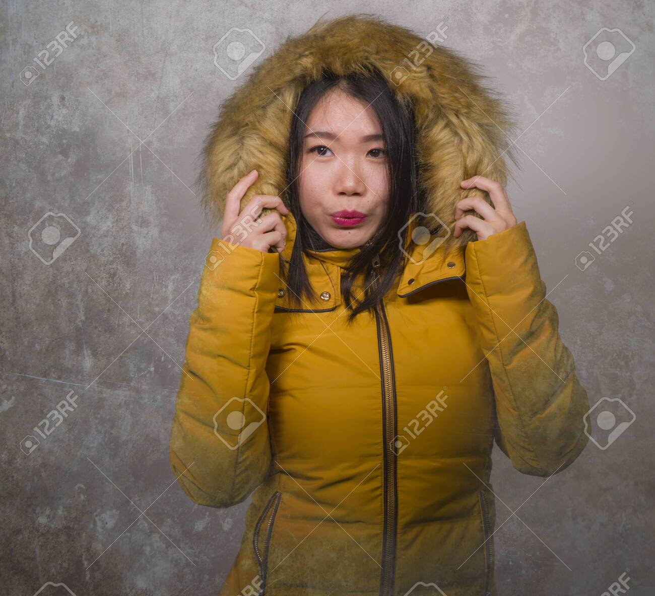 yellow feather jacket