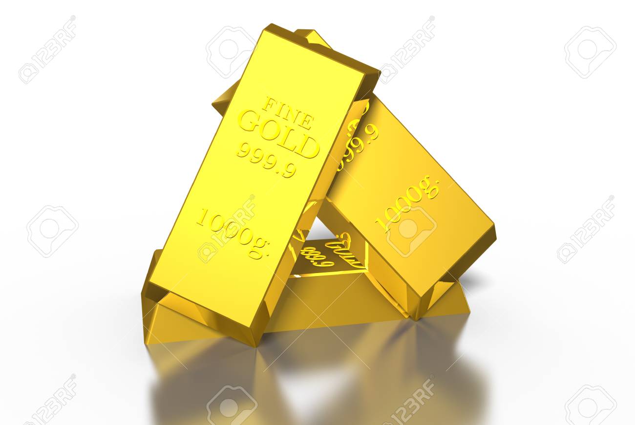 3d Gold Bars Weigh 3 Kg Stock Photo Picture And Royalty Free Image Image 111022128