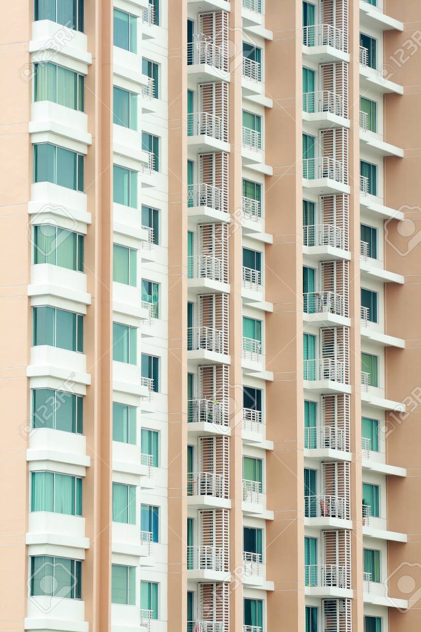 近代的なマンションの建物の詳細 の写真素材 画像素材 Image