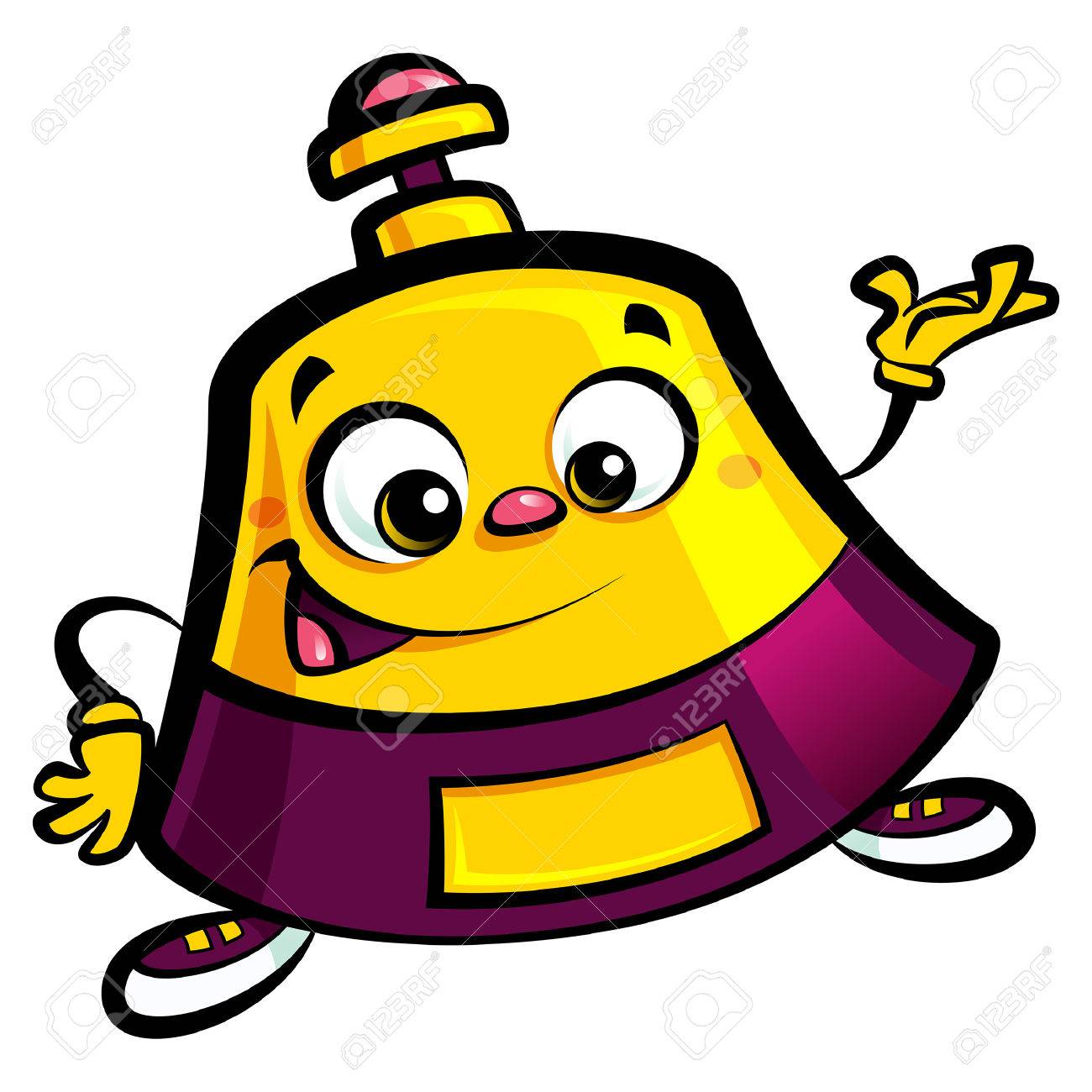 smiling happy cartoon reception
