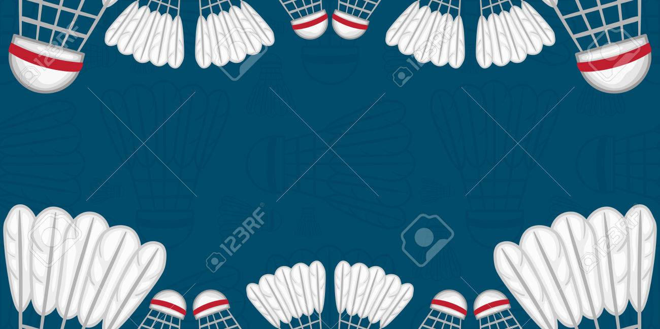 Background Of Badminton Sport Illustration Royalty Free Cliparts Vectors And Stock Illustration Image