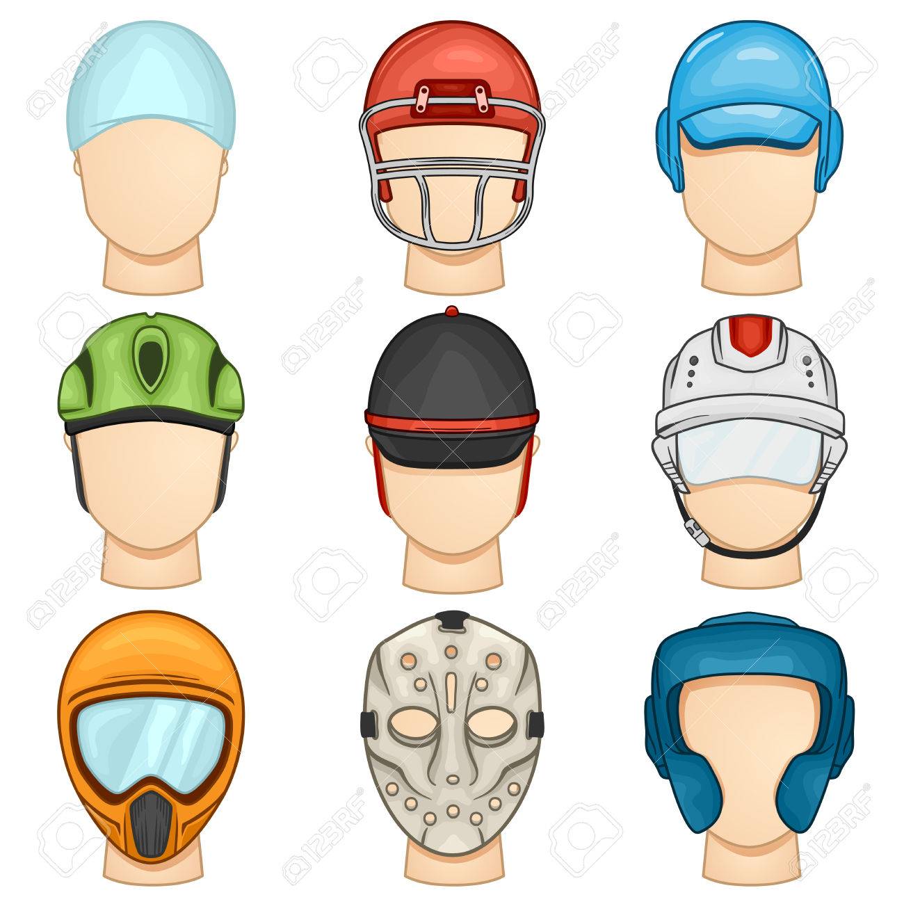 Icono Casco - Deporte - Ilustración Ilustraciones Svg, Vectoriales, Clip Vectorizado Libre De Derechos. Image 25527064.