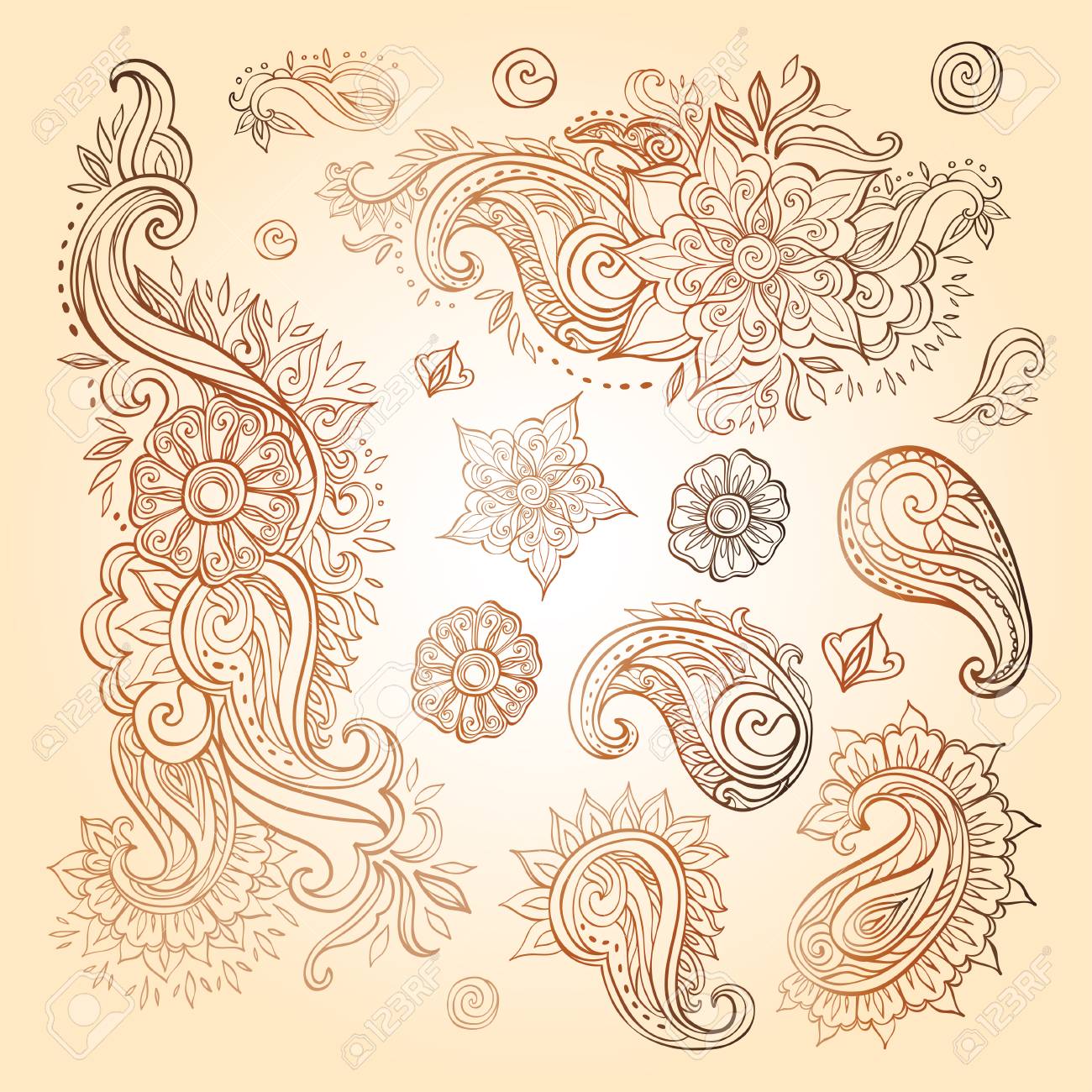 Paisley Flower Tattoo Stock Illustrations – 15,559 Paisley Flower Tattoo  Stock Illustrations, Vectors \u0026 Clipart - Dreamstime, image size:1300x1300