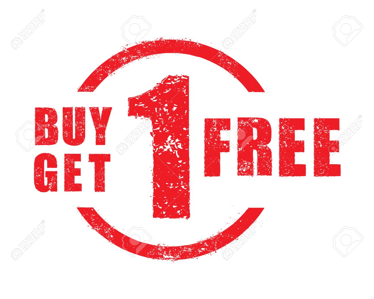 ベクトル 1 Get 1 無料ゴム印を購入します のイラスト素材 ベクタ Image ベクトル 1 Get 1 無料ゴム印を購入します のイラスト素材 ベクタ Image