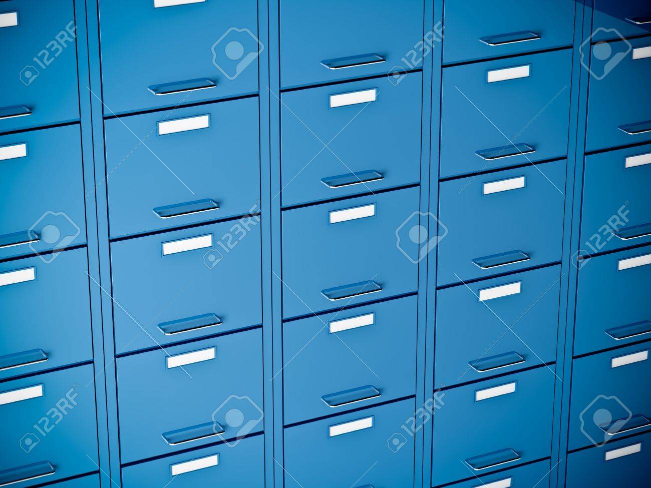 Fine 3d Image Of Blue File Cabinet Stock Photo Picture And Royalty Free Image Image 10659393