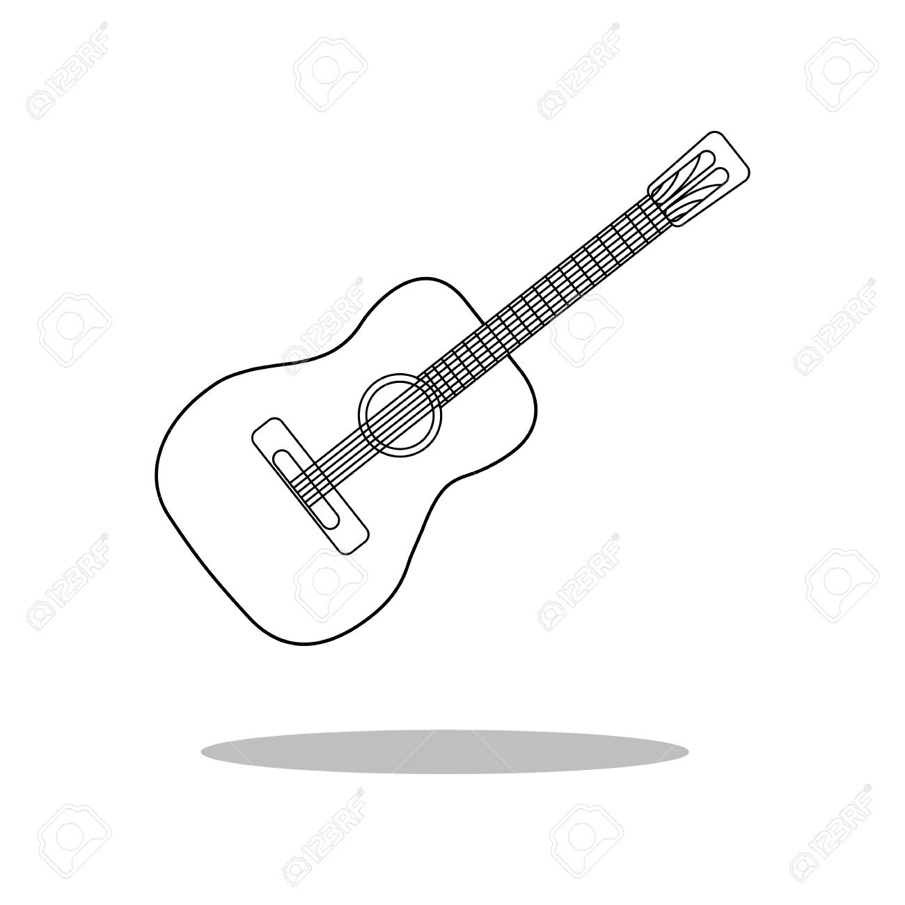 ギターのアイコン のイラスト素材 ベクタ Image ギターのアイコン のイラスト素材 ベクタ Image