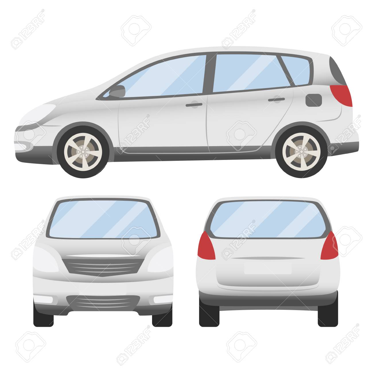 白い車のベクトル テンプレート 背景白に設定家族の車を分離しました グラデーションの色のベクトル図のイラスト素材 ベクタ Image 白い車のベクトル テンプレート 背景白に設定家族の車を分離しました グラデーションの色のベクトル図のイラスト素材 ベクタ Image