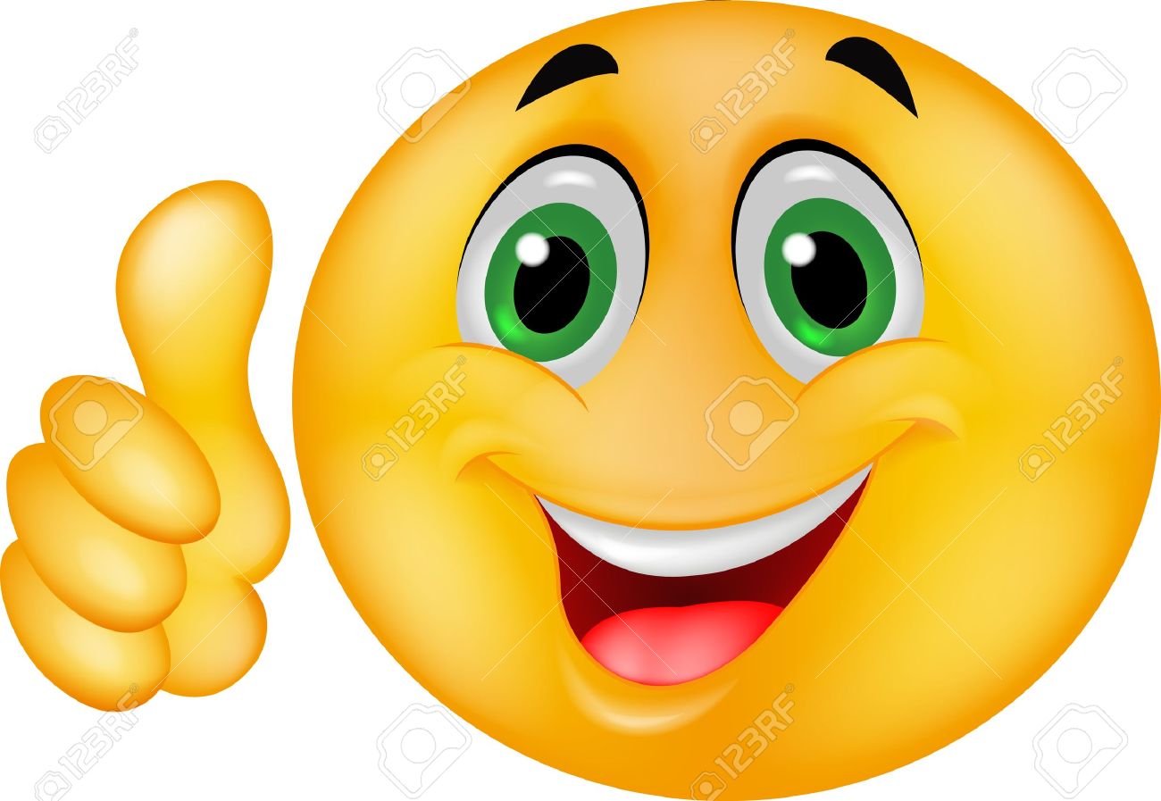 Emoticon smiley with thumb up - 16515884