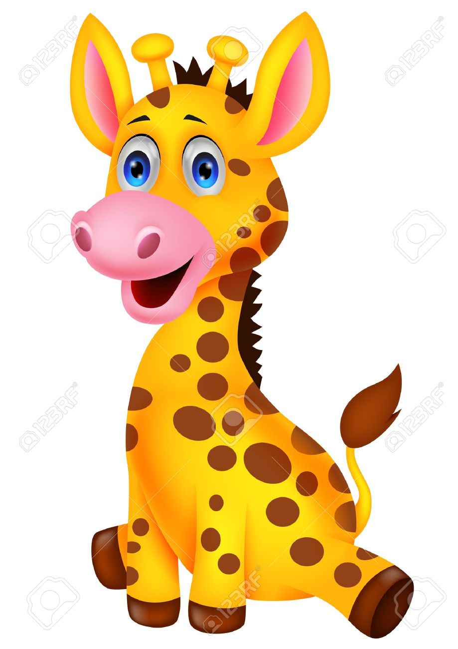 Cute baby giraffe cartoon - 20754168 Cute baby giraffe cartoon - 20754168