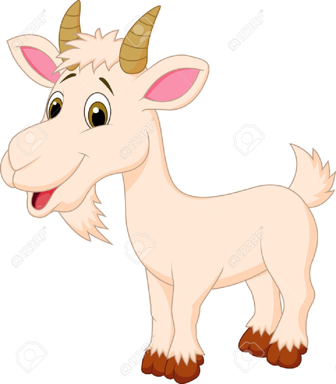 Goat cartoon character - 22637319 Goat cartoon character - 22637319
