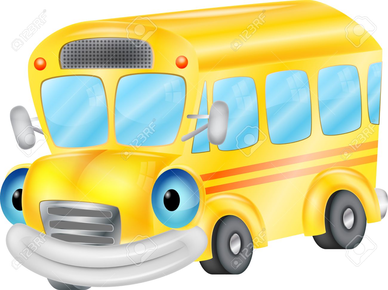 スクールバス漫画 のイラスト素材 ベクタ Image