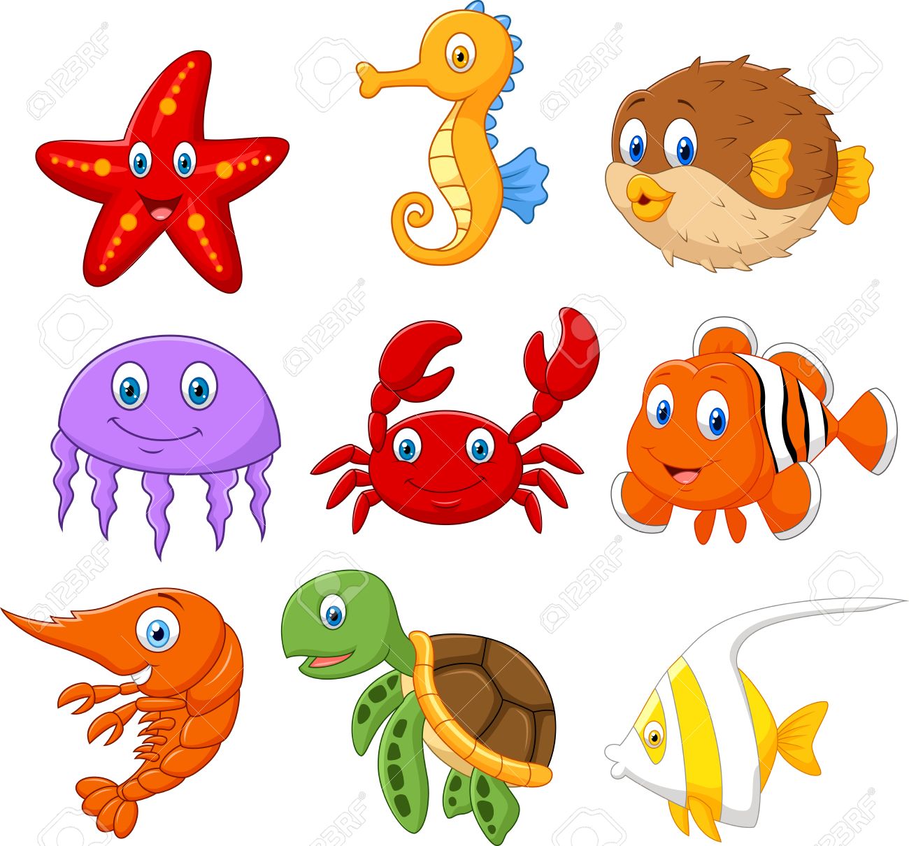 Conjunto De La Colección De Peces De Dibujos Animados Ilustraciones Svg, Vectoriales, Clip Art Vectorizado Libre De Derechos. Image 40496414. Conjunto De La Colección De Peces De Dibujos Animados Ilustraciones Svg, Vectoriales, Clip Art Vectorizado Libre De Derechos. Image 40496414.