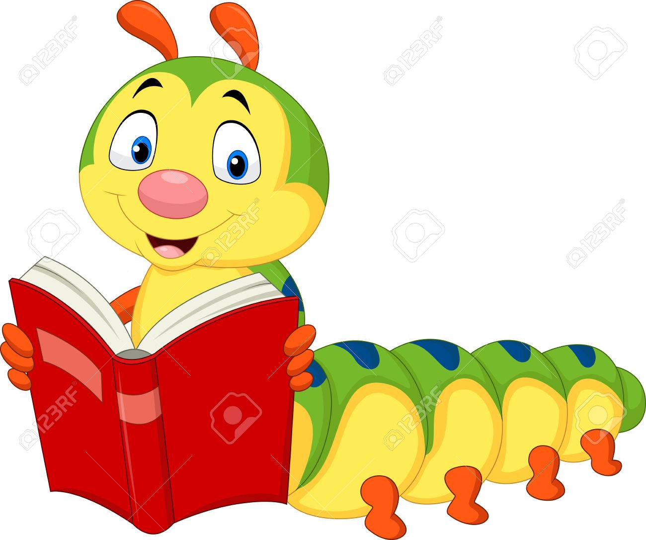 キャタピラー読書漫画のベクトル イラストのイラスト素材 ベクタ Image キャタピラー読書漫画のベクトル イラストのイラスト素材 ベクタ Image