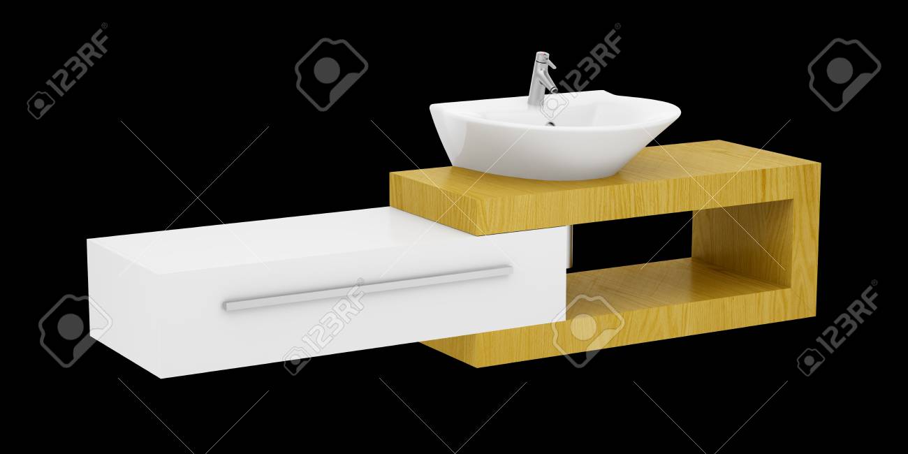 Moderne Badkamer Wastafel Geïsoleerd Op Zwarte Achtergrond Royalty ... Moderne Badkamer Wastafel Geïsoleerd Op Zwarte Achtergrond Royalty ...