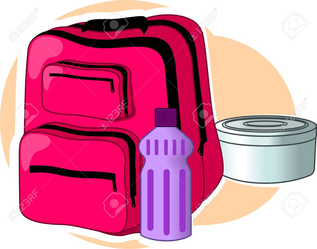 tiffin and bottle bag