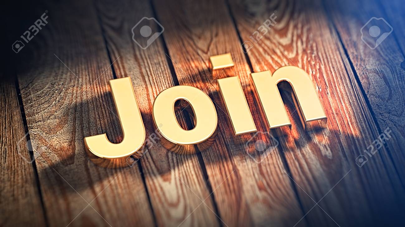 単語 結合 には木製の板に金の文字をが並んでいます 3 D イラスト の写真素材 画像素材 Image
