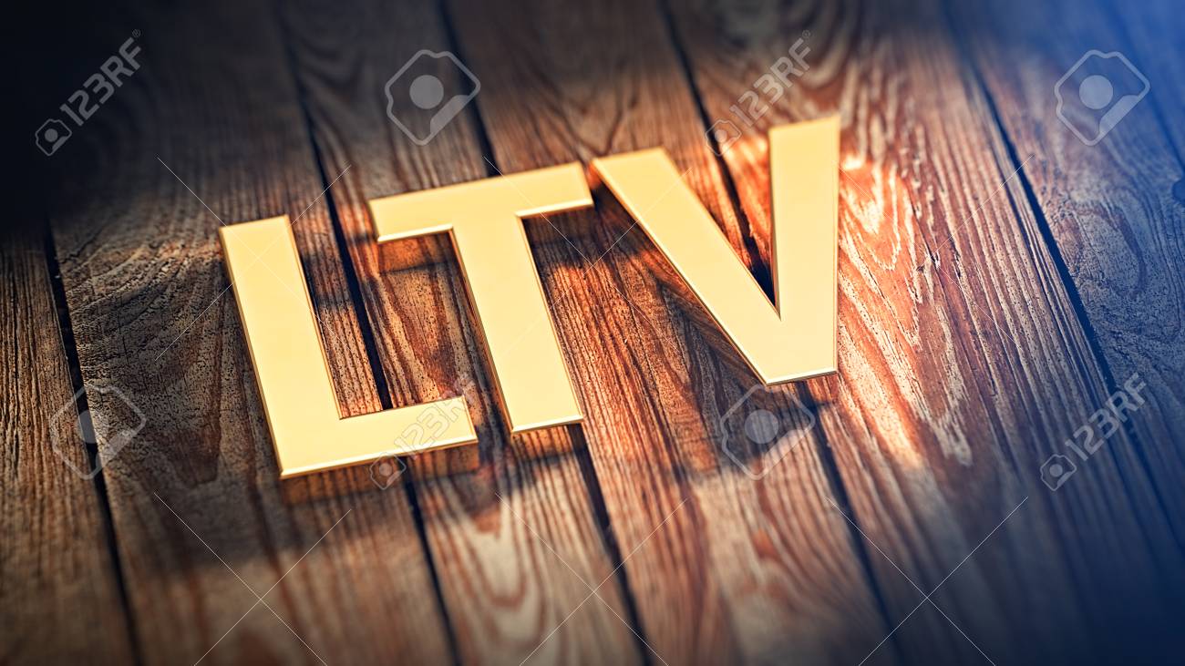 頭字語 Ltv には 木製板金文字が並んでいます 3 D イラスト の写真素材 画像素材 Image
