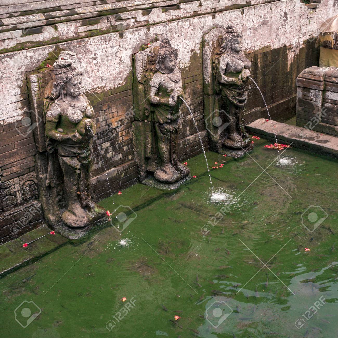 Holy Springs In Goa Gajah Temple Near Ubud Bali Indonesia Holy Springs In Goa Gajah Temple Near Ubud Bali Indonesia