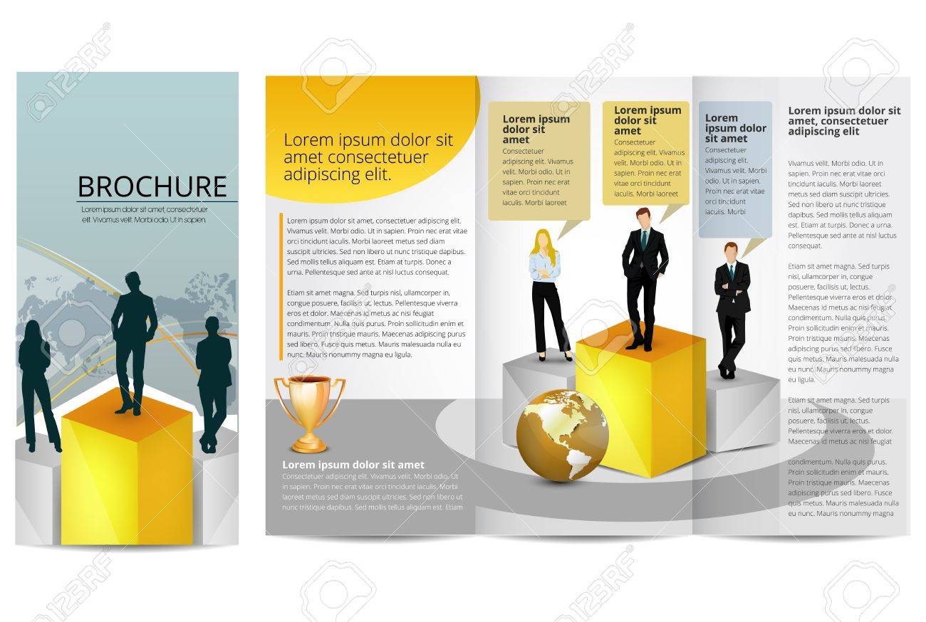 Leadership Training Fortschritte Broschüre Vorlage Lizenzfrei Inside Training Brochure Template