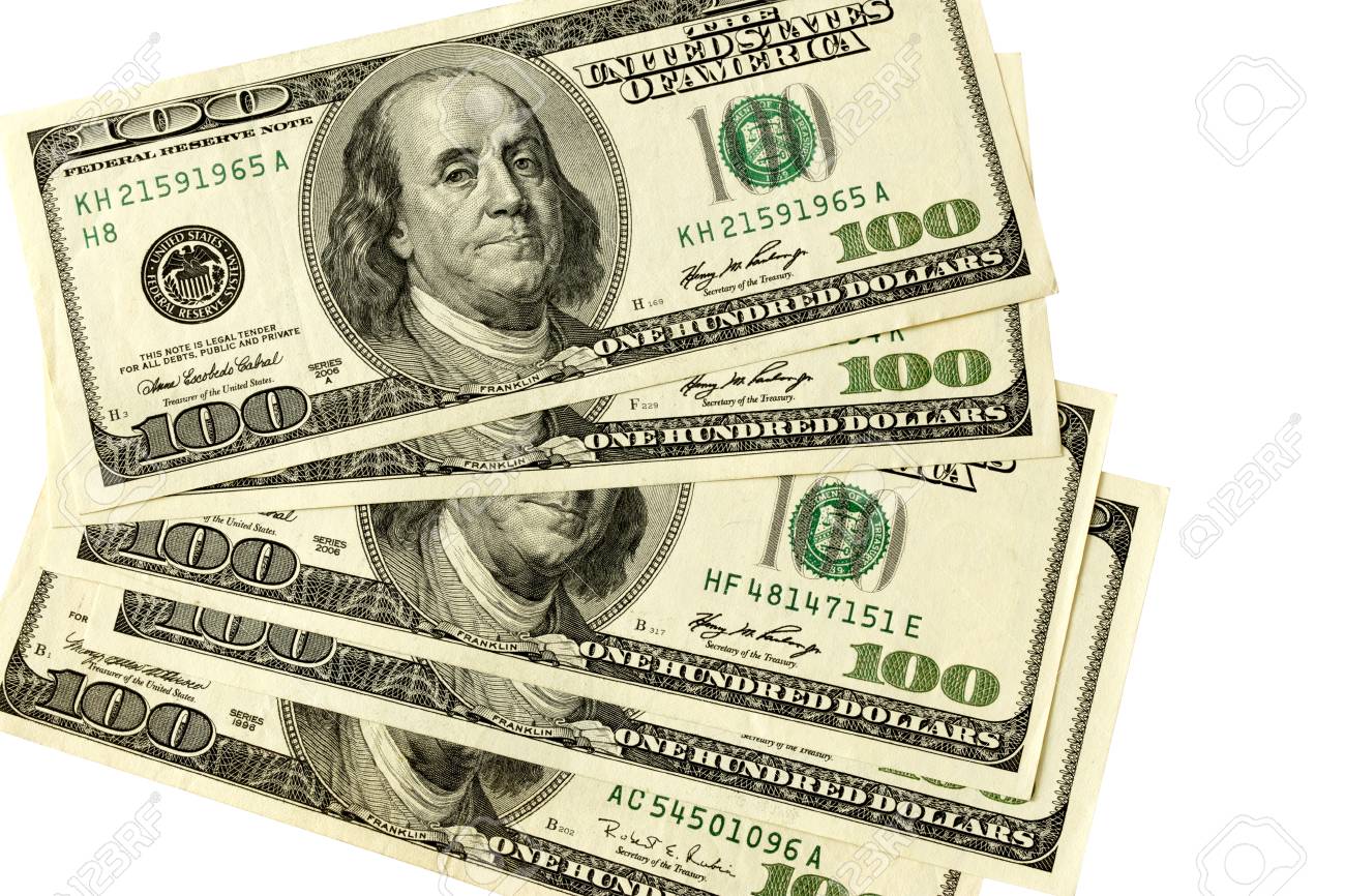 Weisser Hintergrund Mit Geld Amerikanischen Dollar Scheine Lizenzfreie Fotos Bilder Und Stock Fotografie Image 59808021