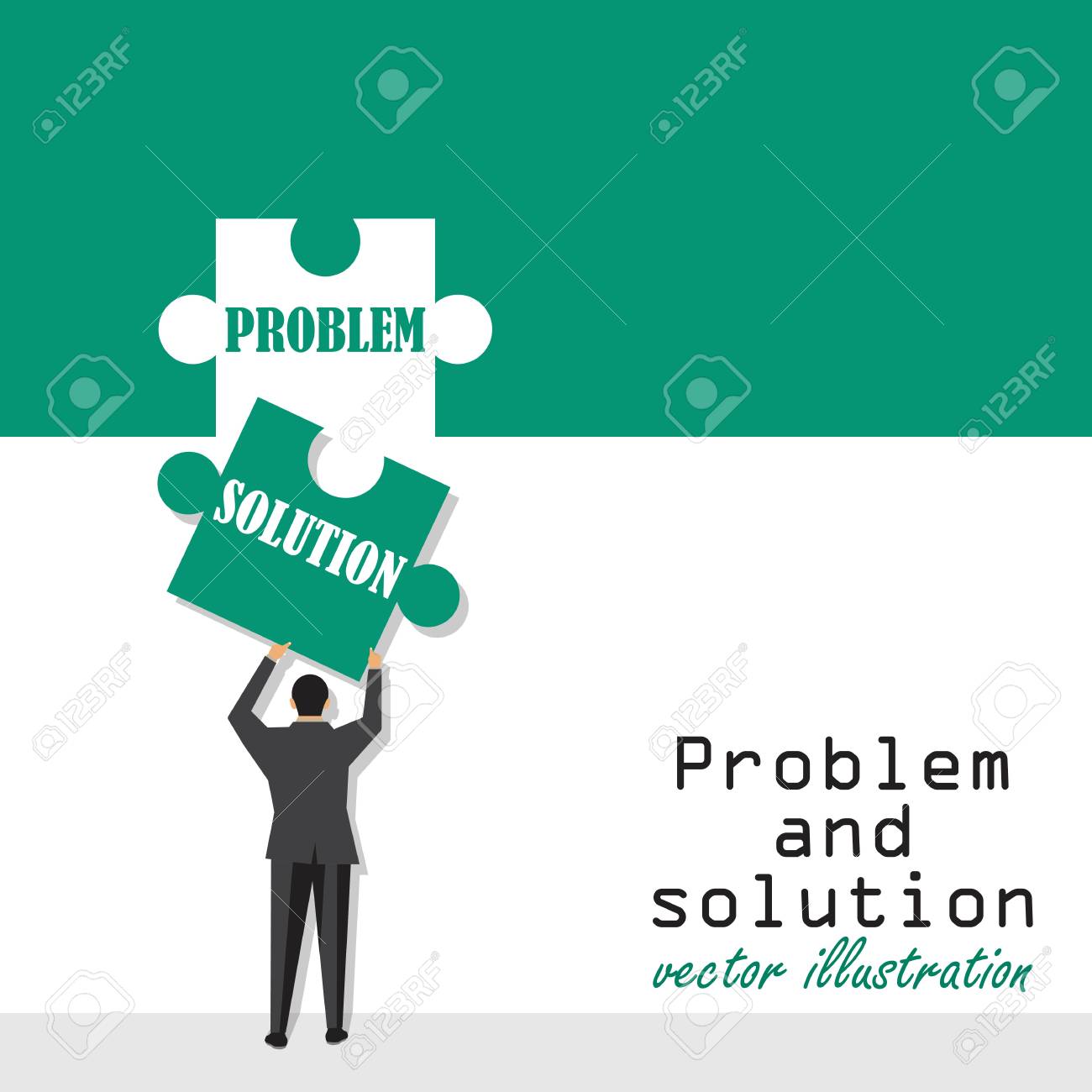 problem and solution concept creative problem solving businessman creative problem solving