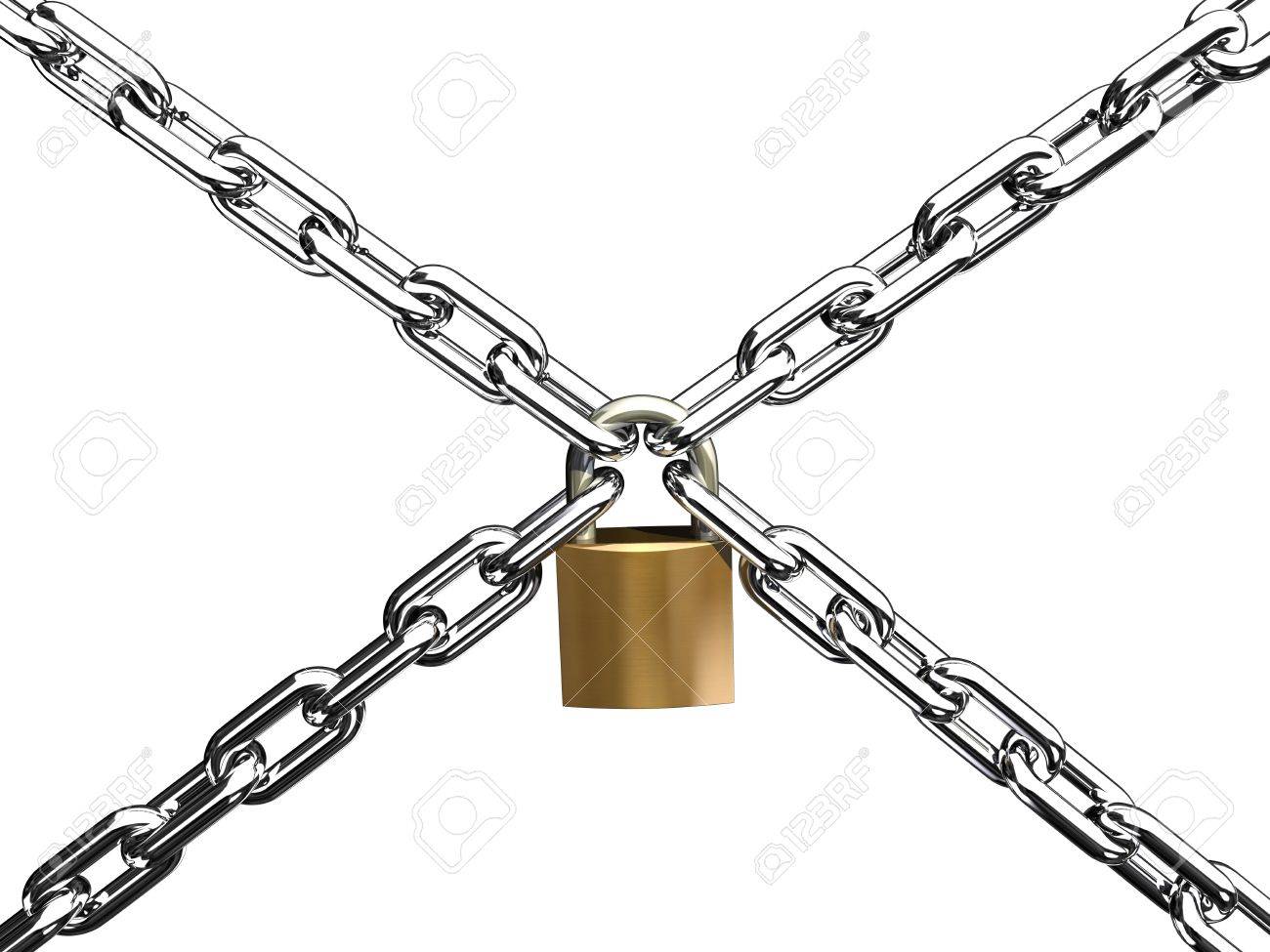 steel chain lock