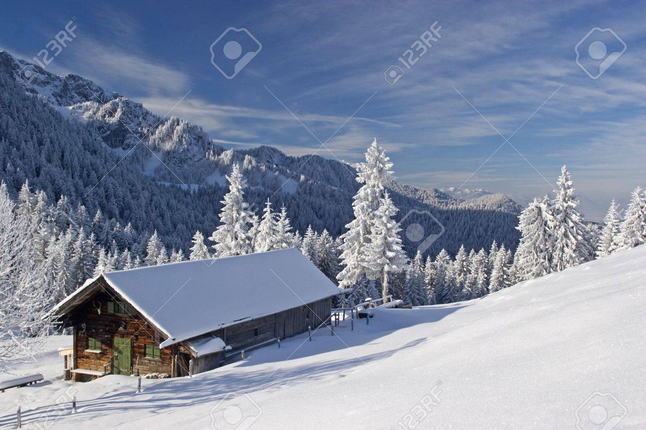 Wasensteiner Alm - idyllic mountain lodge in winter - 11627998 Wasensteiner Alm - idyllic mountain lodge in winter - 11627998